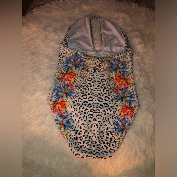 VENUS Leopard Floral One Piece Swimsuit - Picture 6 of 13